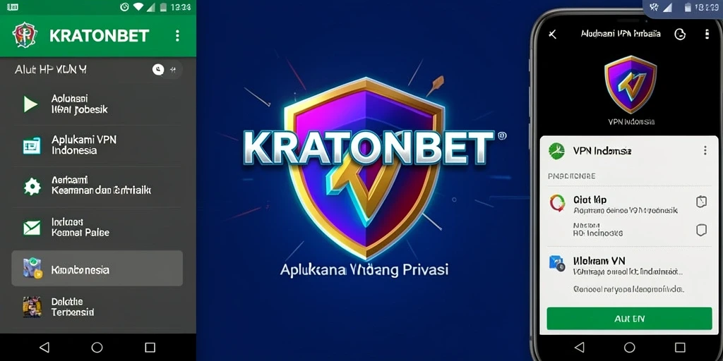 Antarmuka KRATONBET yang sederhana dan efisien untuk penggunaan VPN.
